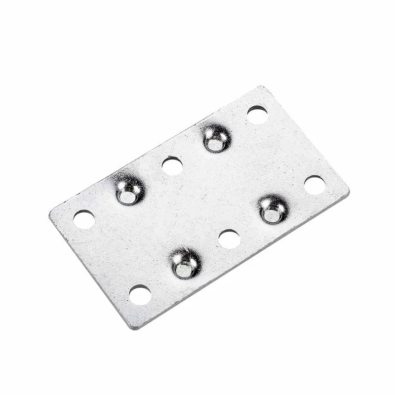 Plaque de fixation à position multiple de 2-1/2'' x 1-3/8'', emballage de 4 unités