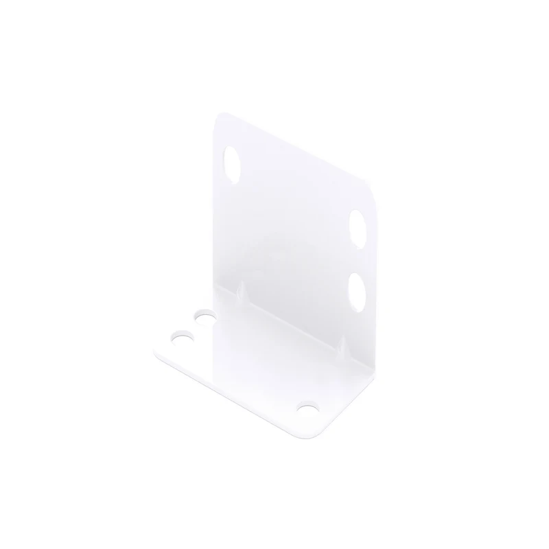 Équerre de coin large et blanche, 1'' x 1''