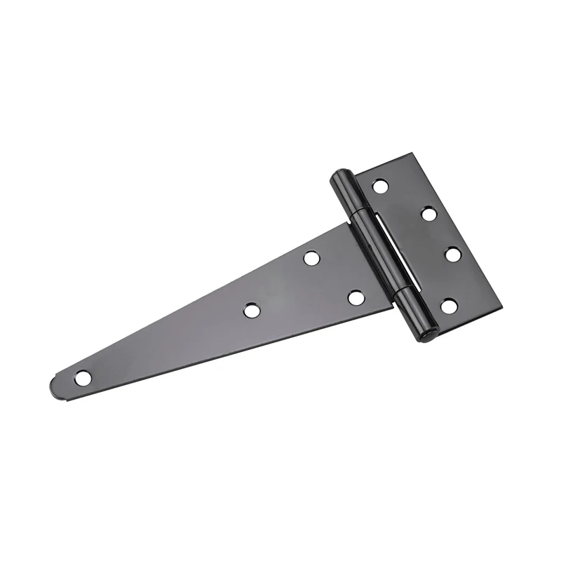 Penture en T noire pour usage robuste de 5-5/8'', emballage de 2 unités