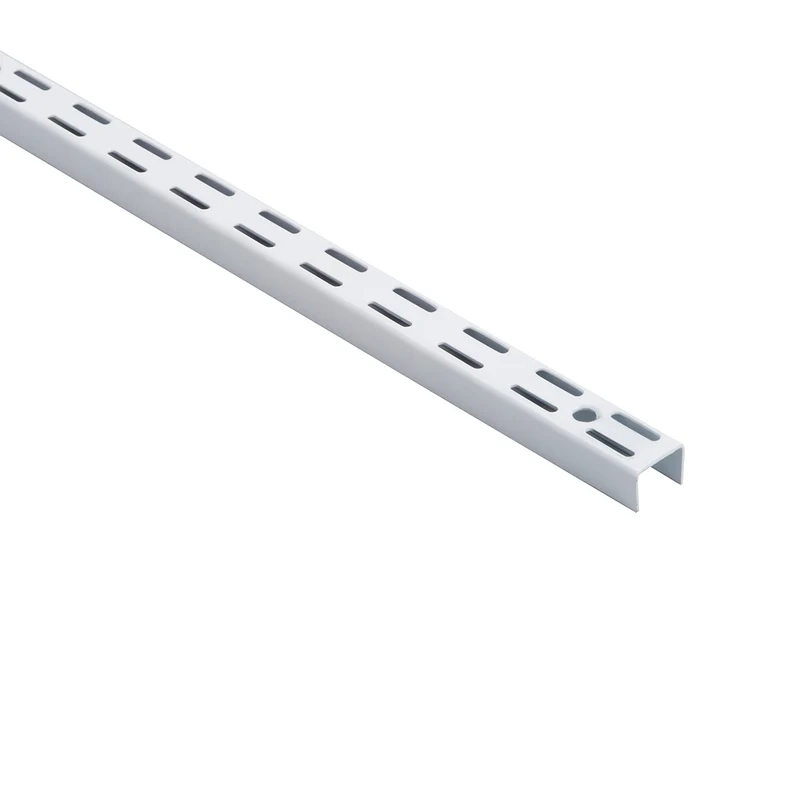 Crémaillère double blanche, 63''