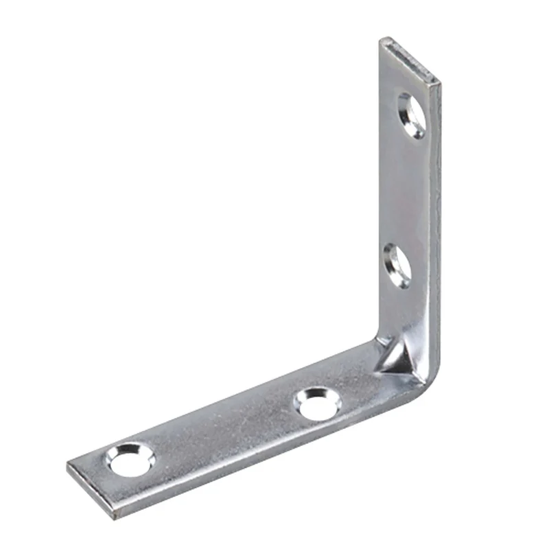 Renfort de coin au fini zinc de 5/8'' de large, emballage de 20 unités