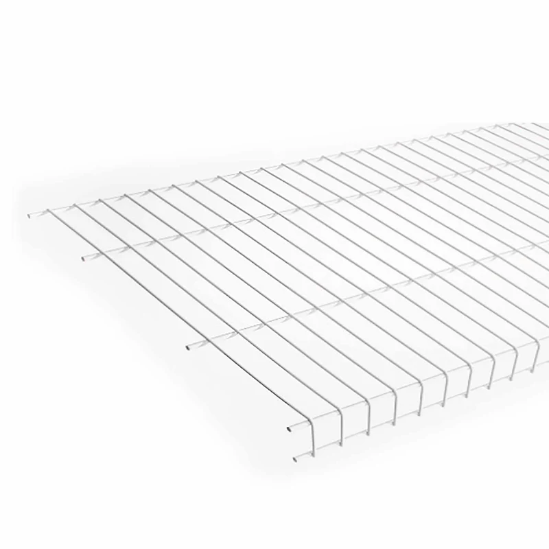 Étagère de lingerie en métal blanc, 16'' x 96''