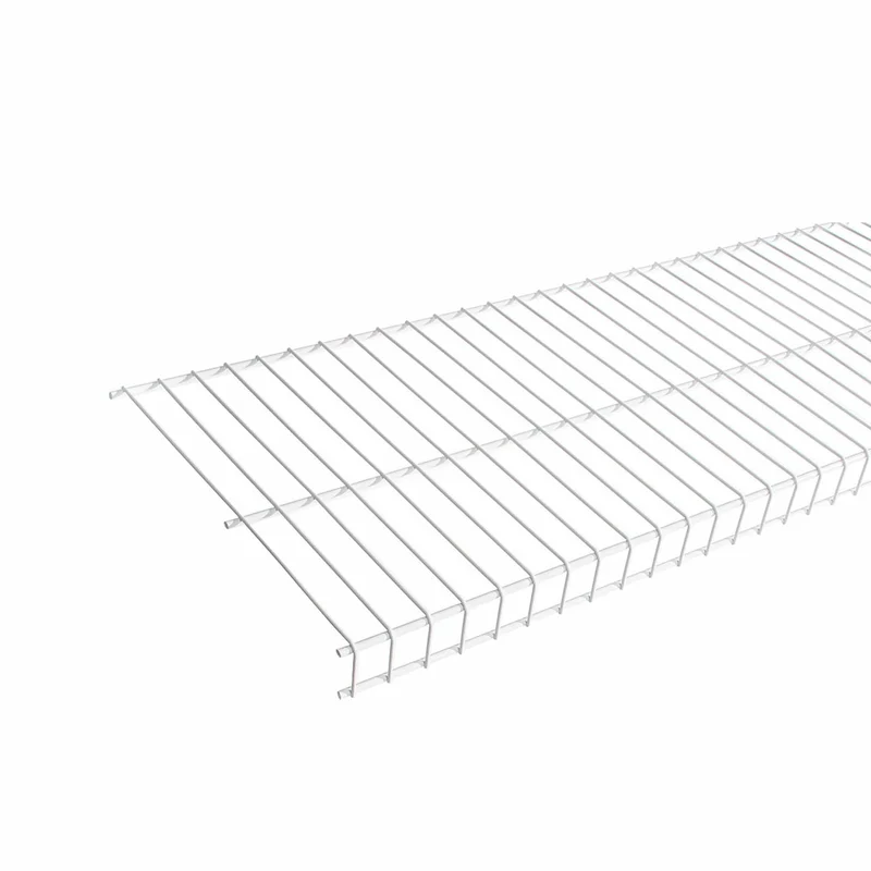 Étagère de lingerie en métal blanc, 12'' x 48''