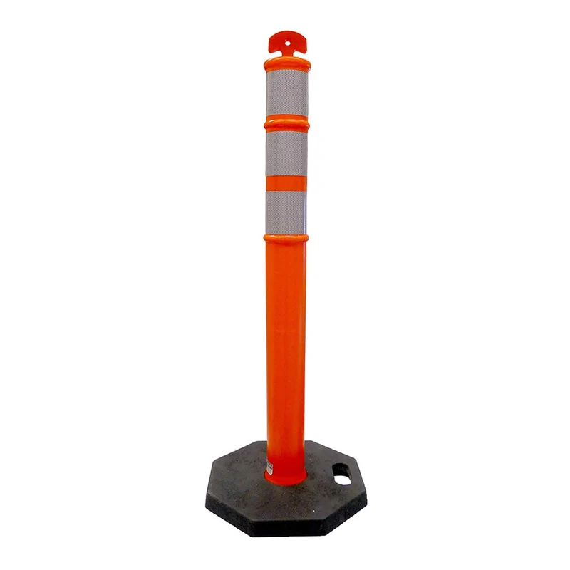 Poteau délinéateur de 42", avec base