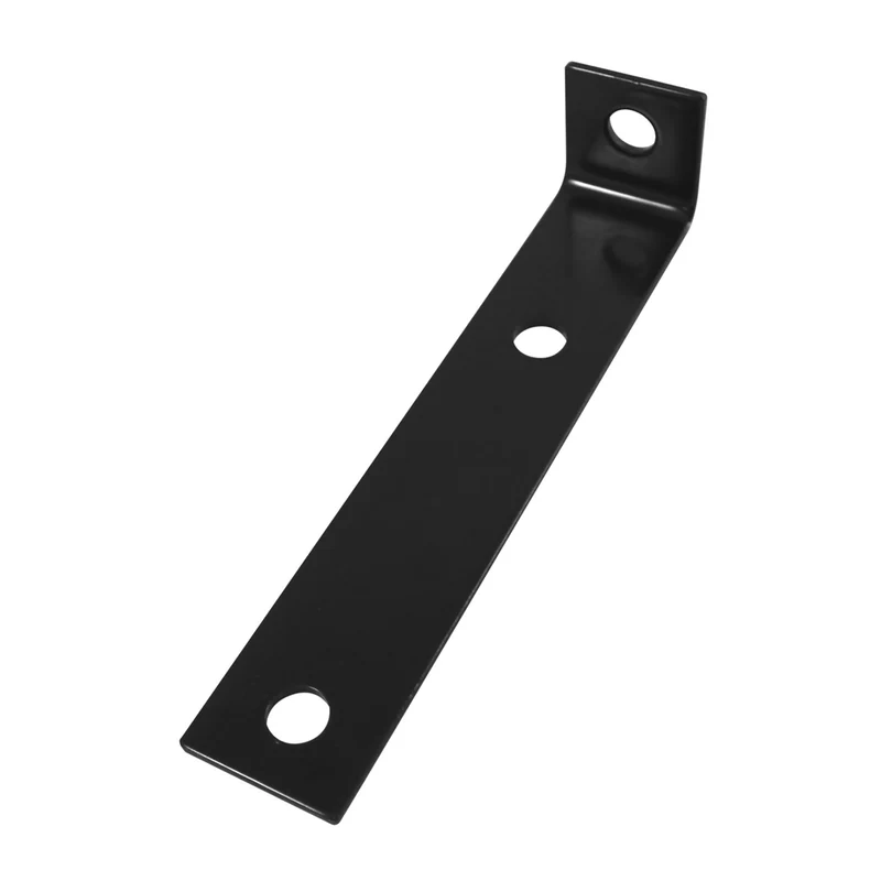 Équerre noire à pied décalé, 7-1/2'' x 1-1/2'' x 1-1/2''