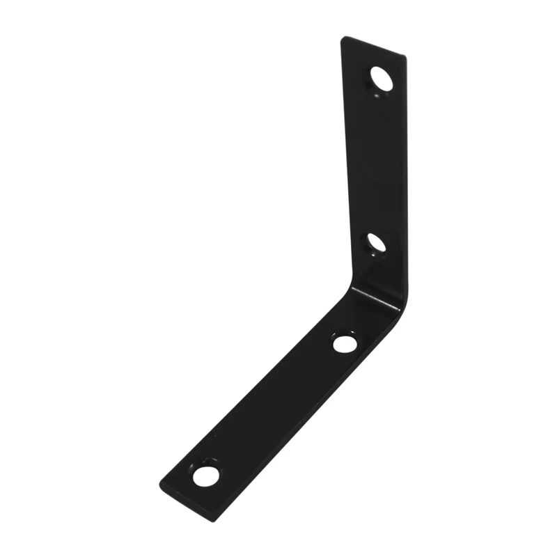 Renfort noir de coin, 2-5/8'' x 2-5/8'' x 5/8''