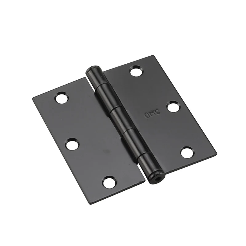 Penture à mortaiser noire de 3-1/2'', boite de 2 unités