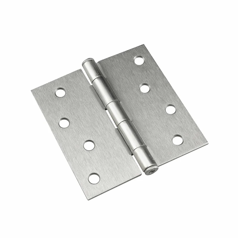 Penture à mortaiser nickel brossé de 4'', boite de 2 unités