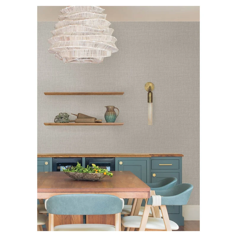 Papier peint autocollant Lansdowne, 20,5" x 18' (gris)
