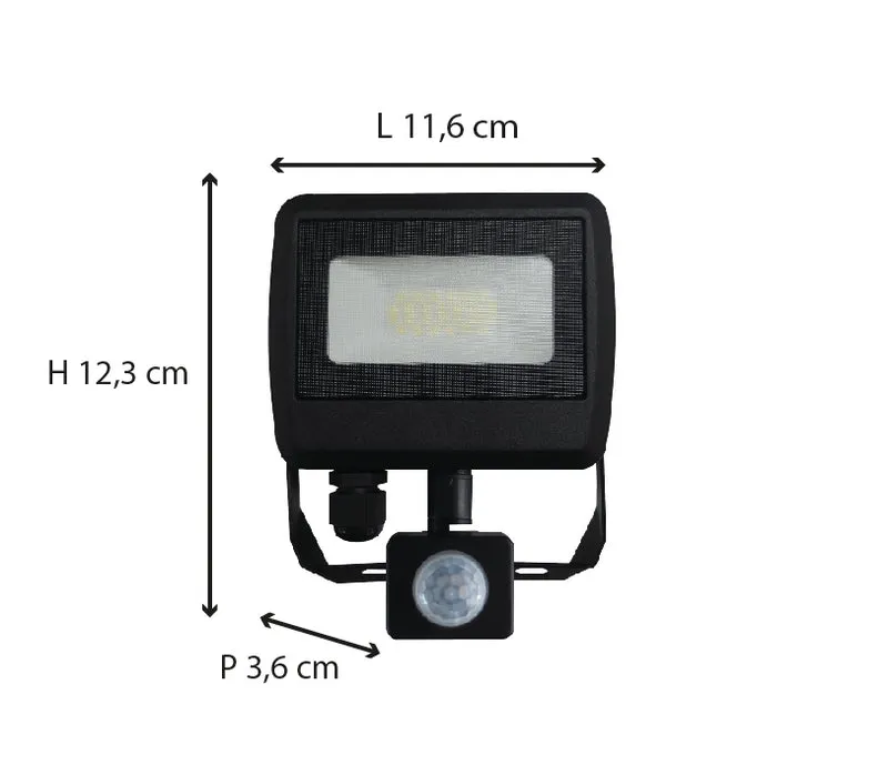 Projecteur + détecteur mouvement IP54 - Dio