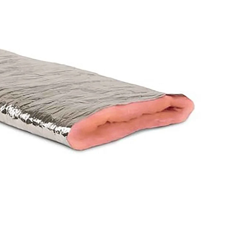 Gaine isolante R-4.2 pour conduits d'air ronds rigides ou semi-rigides, 6" x 10'
