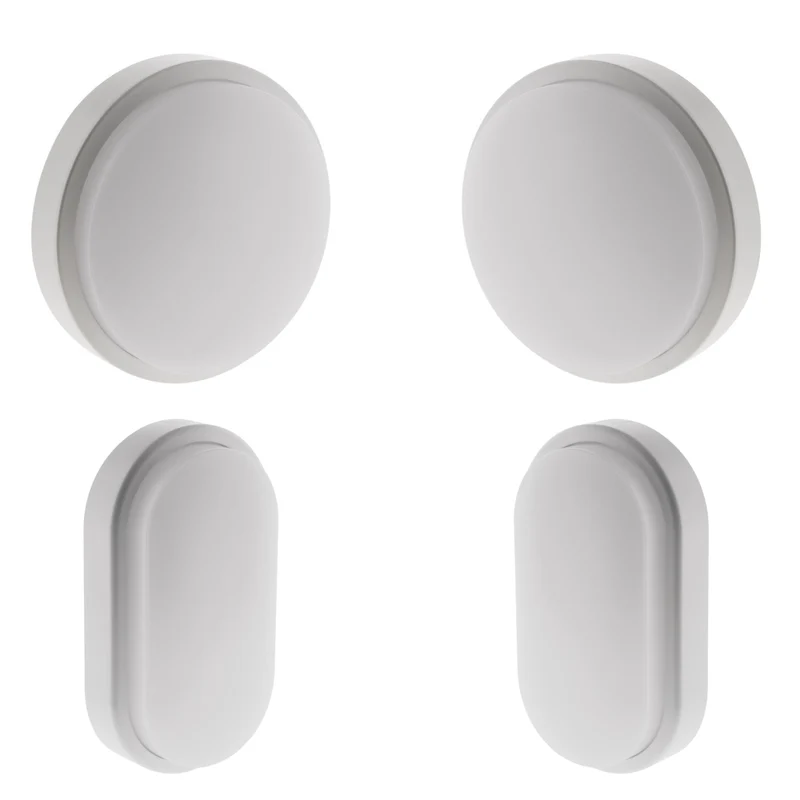 Hublot rond et ovale LED 14W - IP54, IK06 - Blanc neutre - Elexity