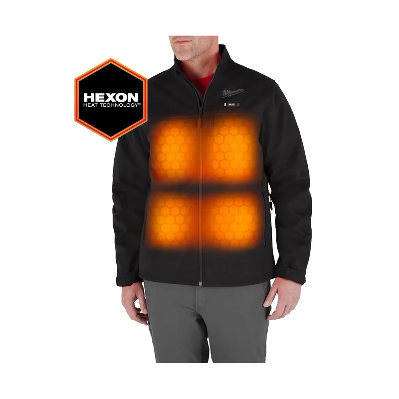 Veste chauffante M12 Toughshell, T-grand (noir)