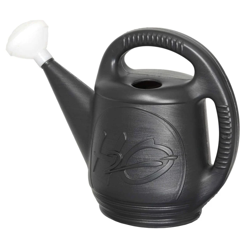 Arrosoir H2O avec bouchon amovible gris ardoise, 17" x 8" x 13"