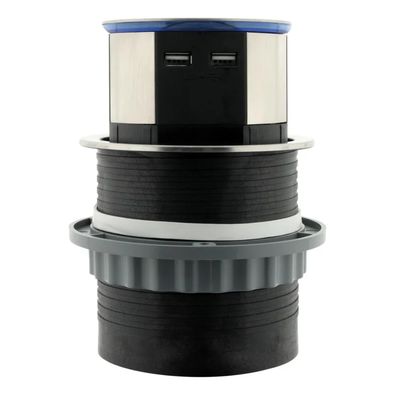 Bloc multiprise encastrable 16A + câble USB OFFERT - Otio