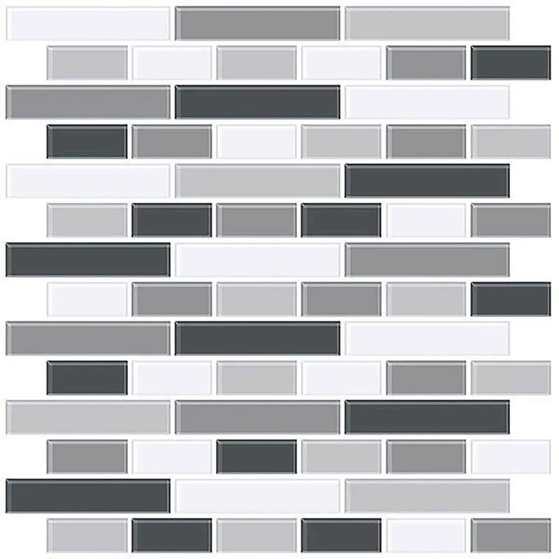 Tuile adhésive imitation de verre fumé, 10'' x 10'' (4 unités)
