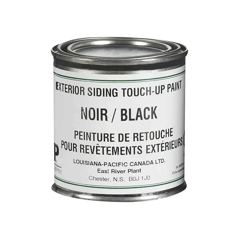 Peinture de retouche pour revêtements extérieurs 284 ml, noir