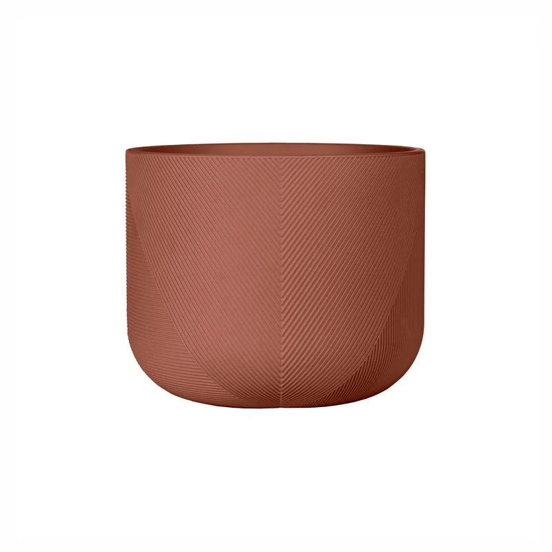 Jardinière Gavin en résine durable, 14" x 11" (argile rose)