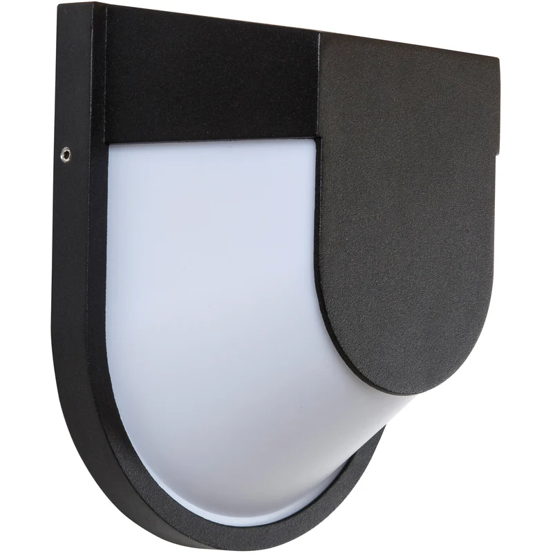 Applique LED Arche 350lm 4000K - Noir - Lébénoïd