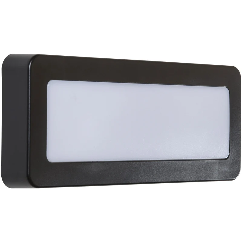 Applique LED Arche rectangle 280lm 4000K - Noir - Lébénoïd
