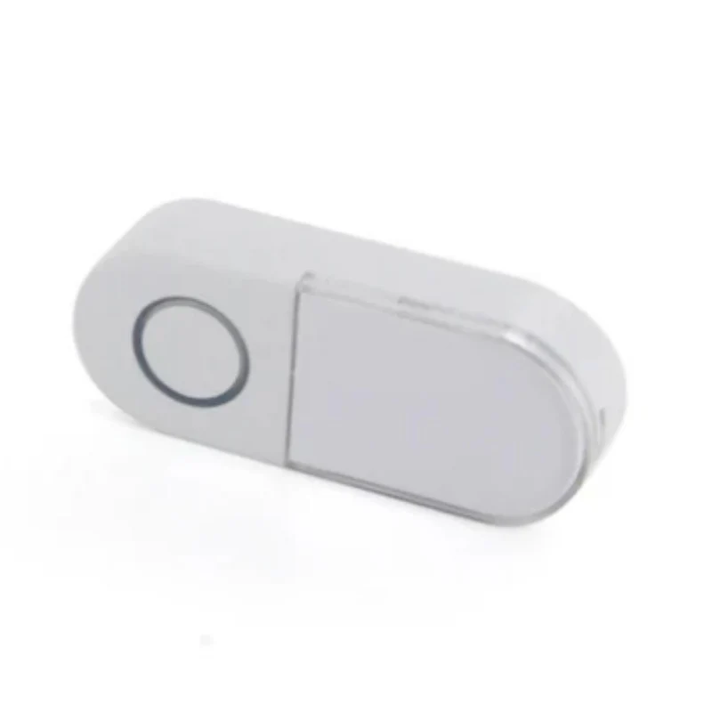 Bouton poussoir sans fil LED - transmission 150m - Blanc - DiO