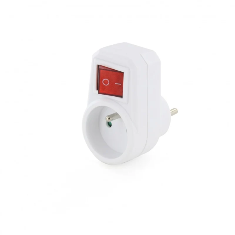 Prise Easy Switch On/Off 16A 3500W Blanc - Chacon