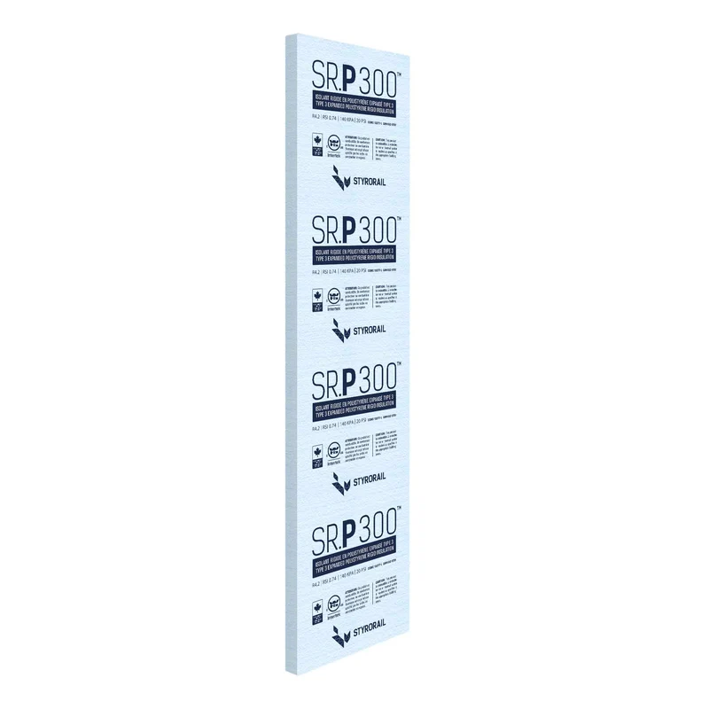 Panneau isolant rigide SR.P 300, 2'' x 2' x 8' (R8.4 / 20 PSI)