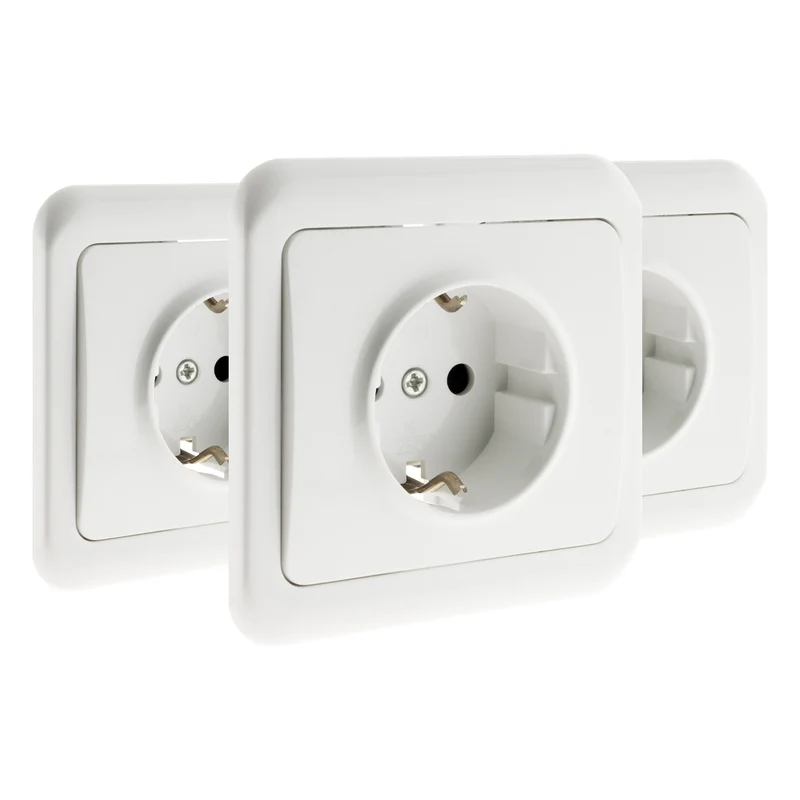 Prise encastrée Schuko 16A Antaria - Zenitech