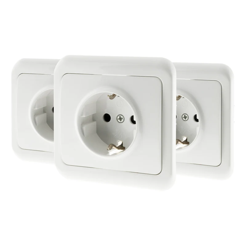 Prise encastrée Schuko 16A Antaria - Zenitech
