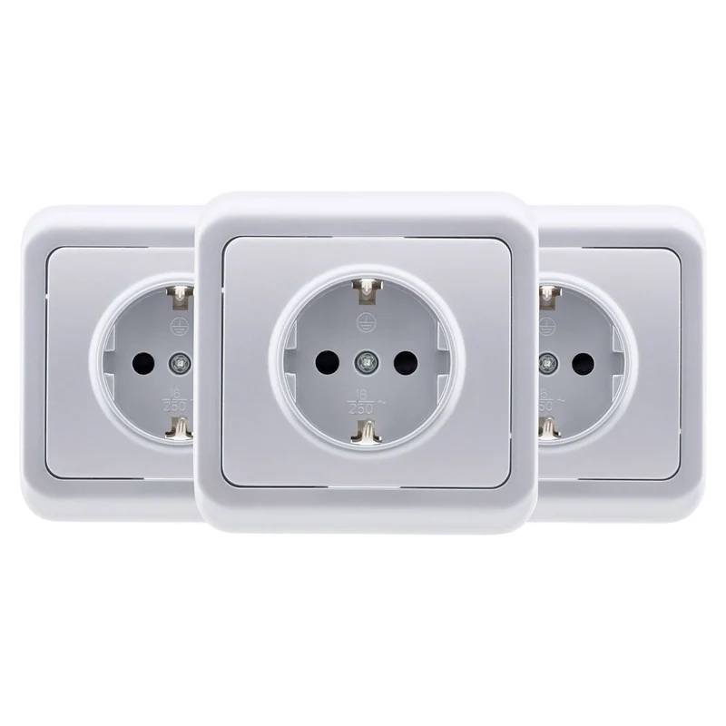 Prise encastrée Schuko 16A Antaria - Zenitech