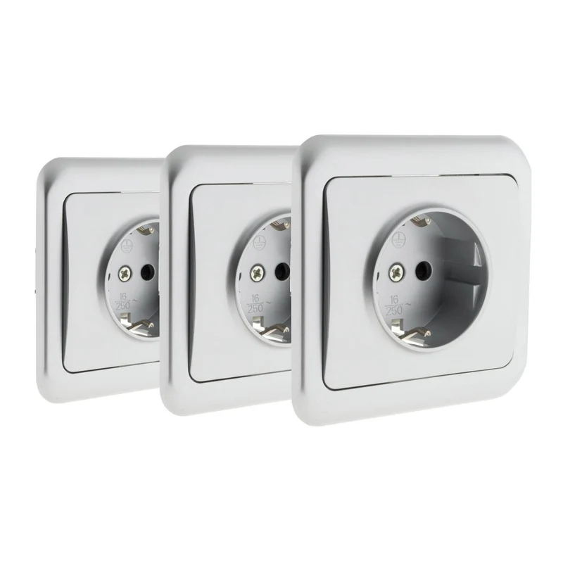Prise encastrée Schuko 16A Antaria - Zenitech
