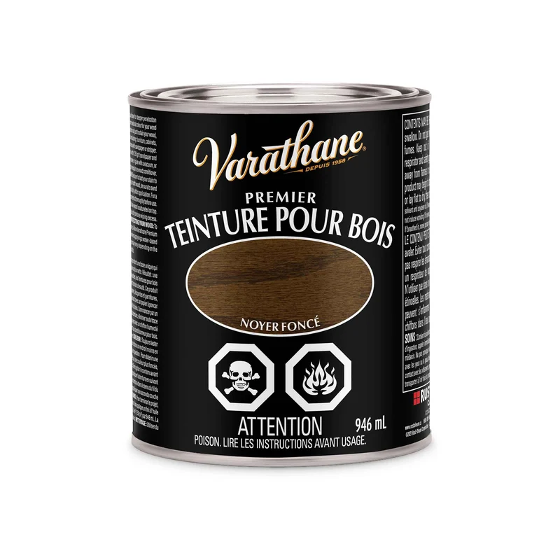 Teinture Premier pour bois noyer foncé, 946 ml