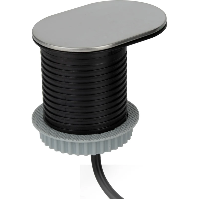 Bloc encastrable Gliss Ø60mm USB A+C + 3 bagues adaptation - Otio