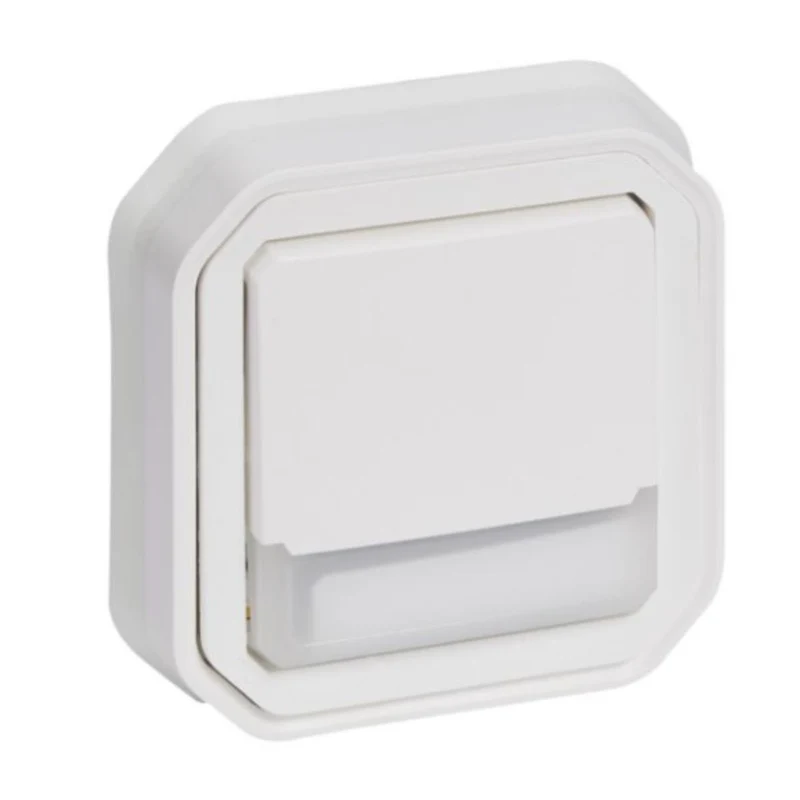 Poussoir inverseur lumineux encastré Plexo IP55 - Legrand