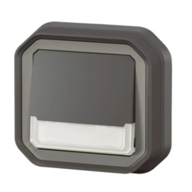 Poussoir inverseur lumineux encastré Plexo IP55 - Legrand