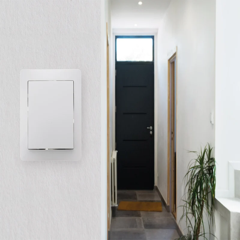 Interrupteur encastré blanc 10A - Zenitech