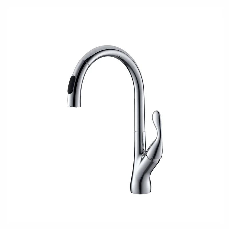 Robinet de cuisine Richeville avec bec amovible pivotant, chrome poli