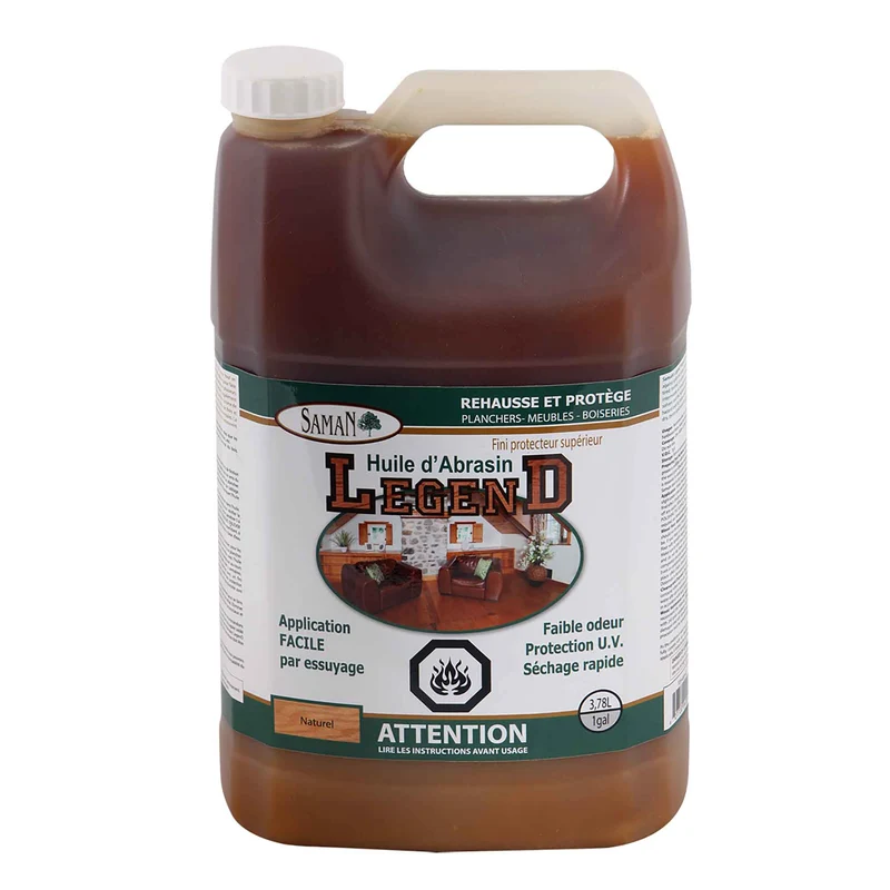 Huile protectrice d'Abrasin Naturel, 3,78 L