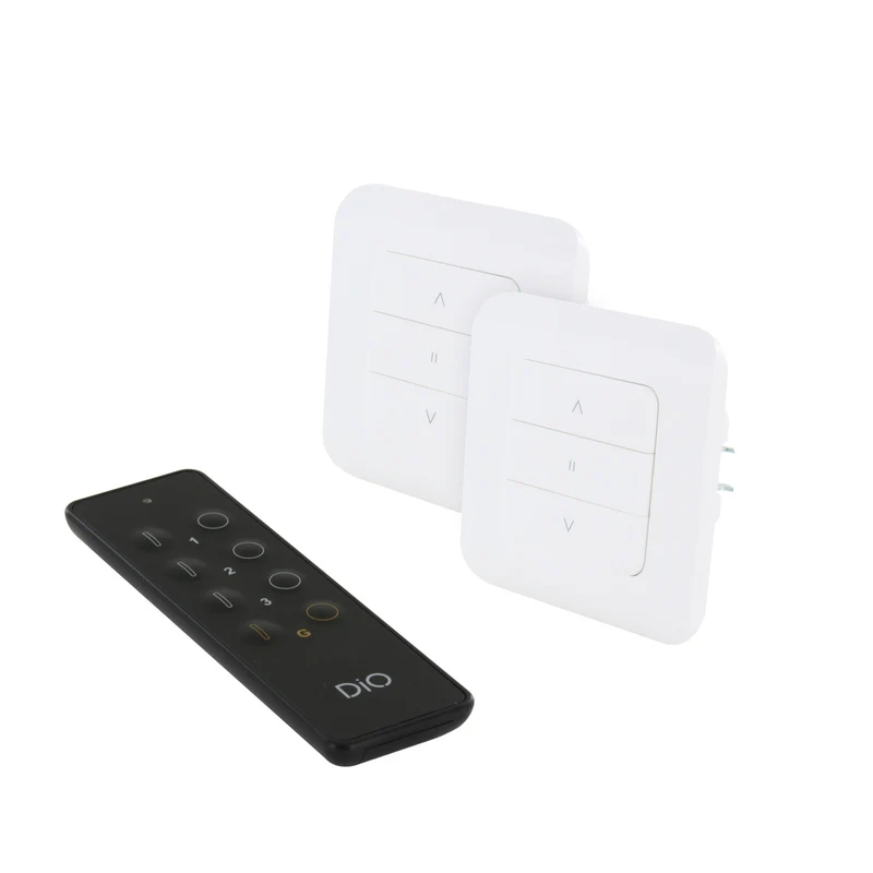Set de 2/3 interrupteurs volets roulants + télécommande - DiO