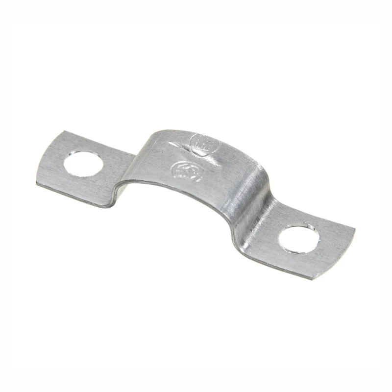 Sangle en aluminium à 2 trous pour câbles, 1/3" (20 unités)