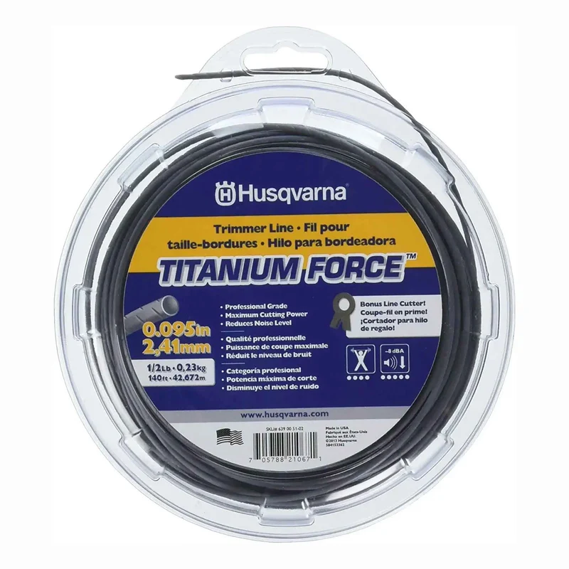 Fil pour coupe-bordure Titanium Force, 0,095" x 140'