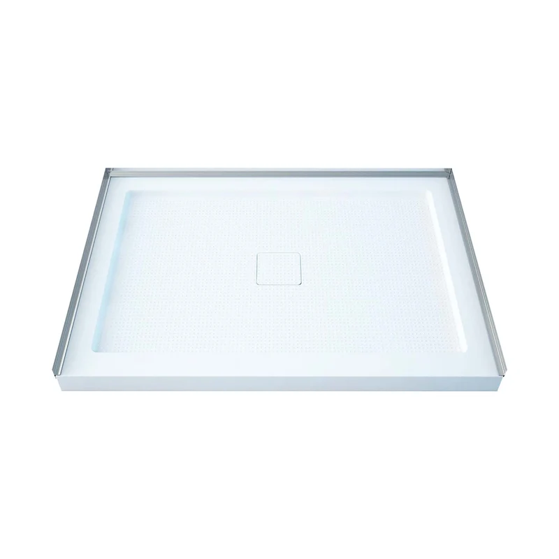 Base de douche en acrylique blanche, 48'' x 36'' x 2-1/2''
