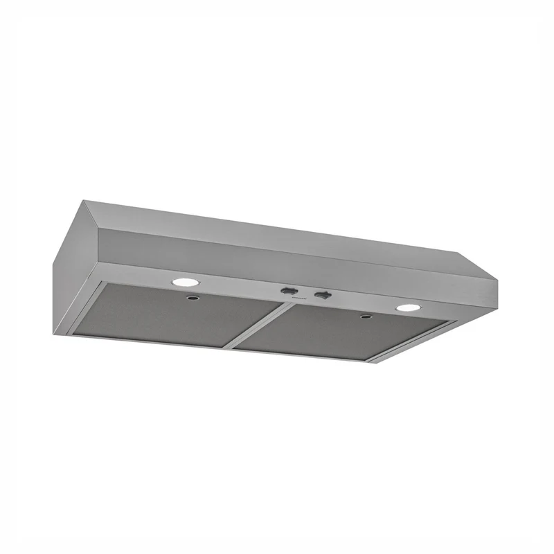 Hotte de cuisine sous-armoire Glacier de 30" avec puissance maximale de 350 pi³ / min, acier inoxydable