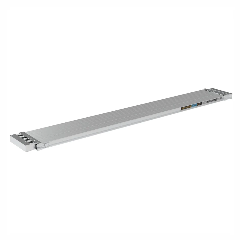 Plateforme extensible et ajustable en aluminium pour escabeaux, 8' à 13'