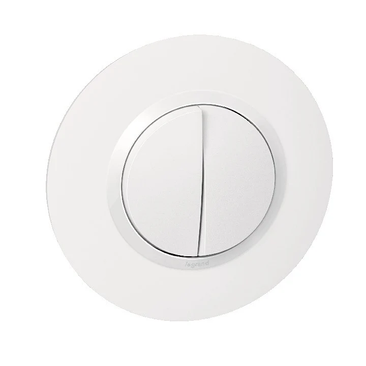 Double interrupteur va et vient 10A complet - Dooxie - blanc - Legrand