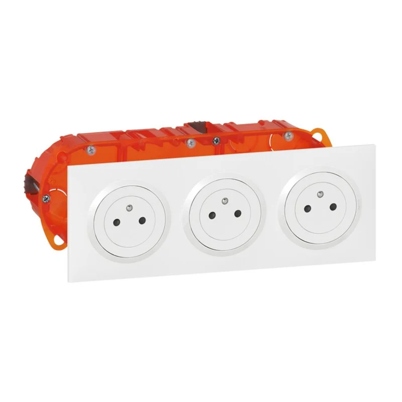 Prise 2P+T 16A - Dooxie - blanc - Legrand