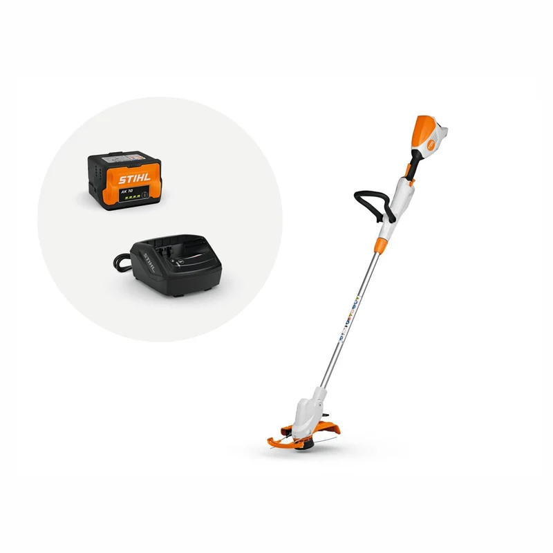 Ensemble d'un coupe bordure FSA 50 avec batterie AK 10 et chargeur AL 101, 12''