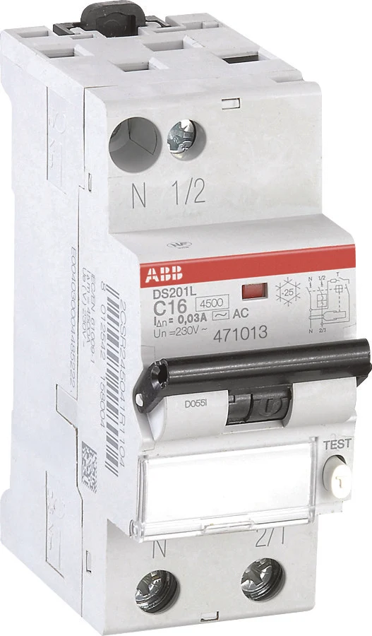 Disjoncteur différentiel 30MA Type AC - ABB