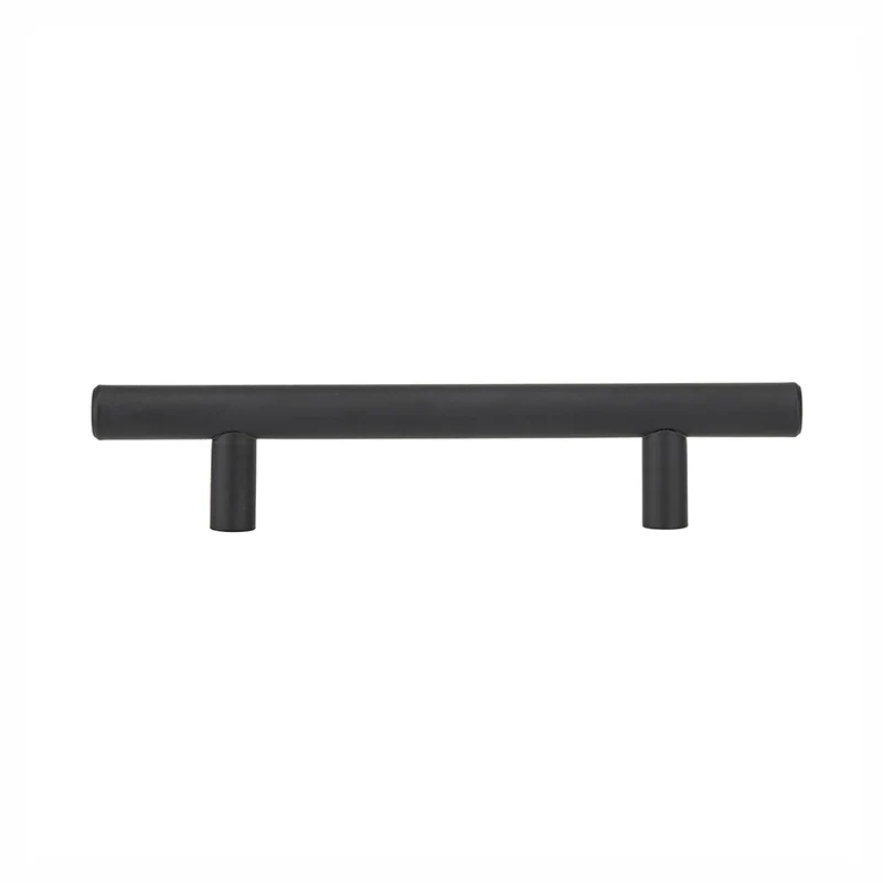 Poignée en métal de 96 mm C/C, noir mat (8 unités)