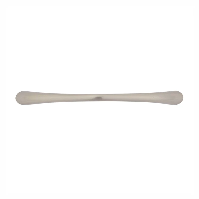 Poignée Utopia en métal nickel brossé, 96 mm C/C